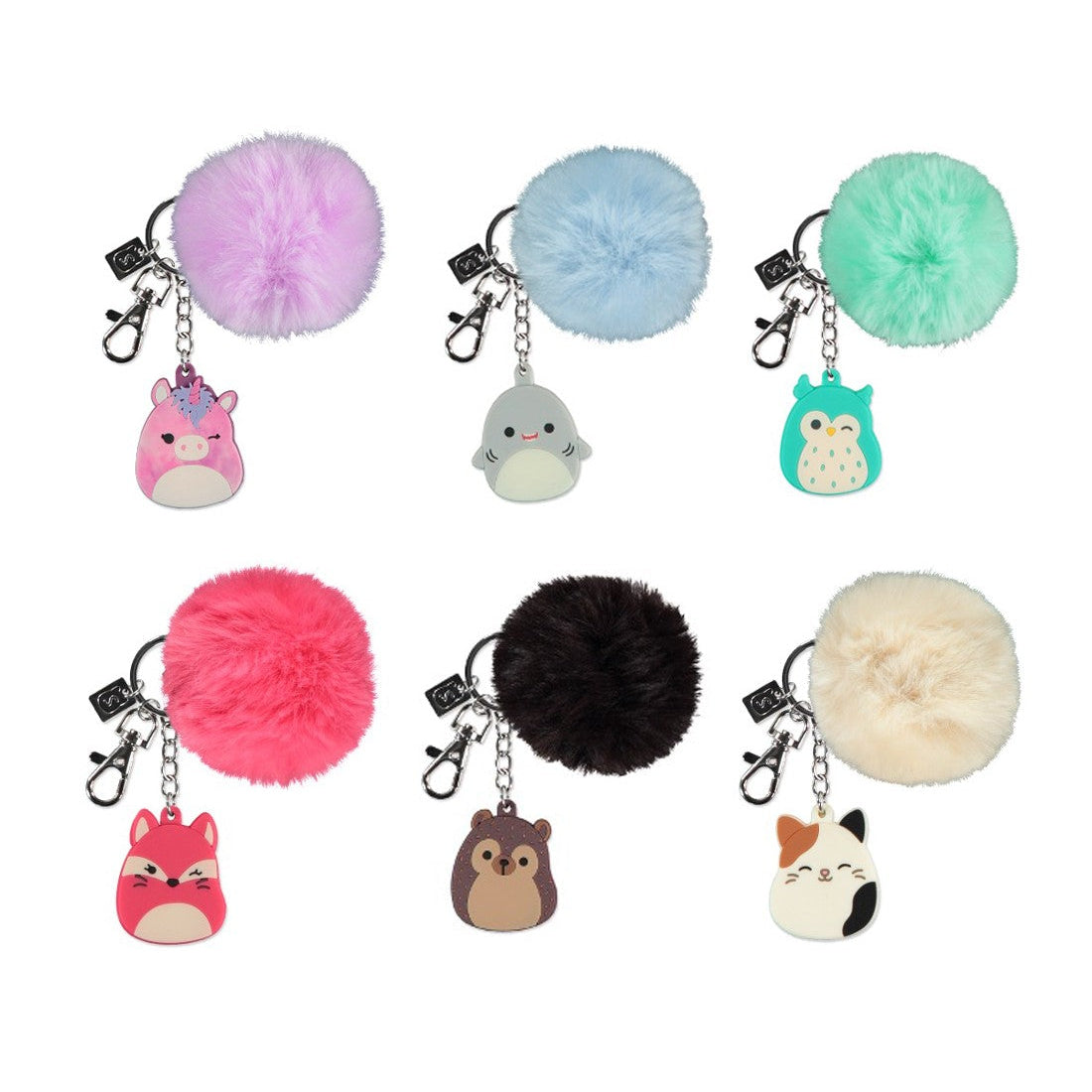 Μπρελόκ SquishMallows 7.5εκ σε 6 Σχέδια - 1 Τμχ