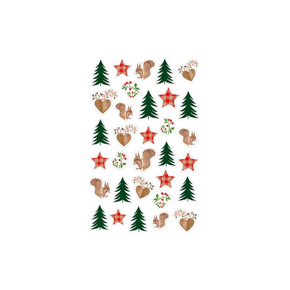 Bsb Χριστουγεννιάτικα Αυτοκόλλητα Magic Christmas – Δέντρο με Σκίουρο