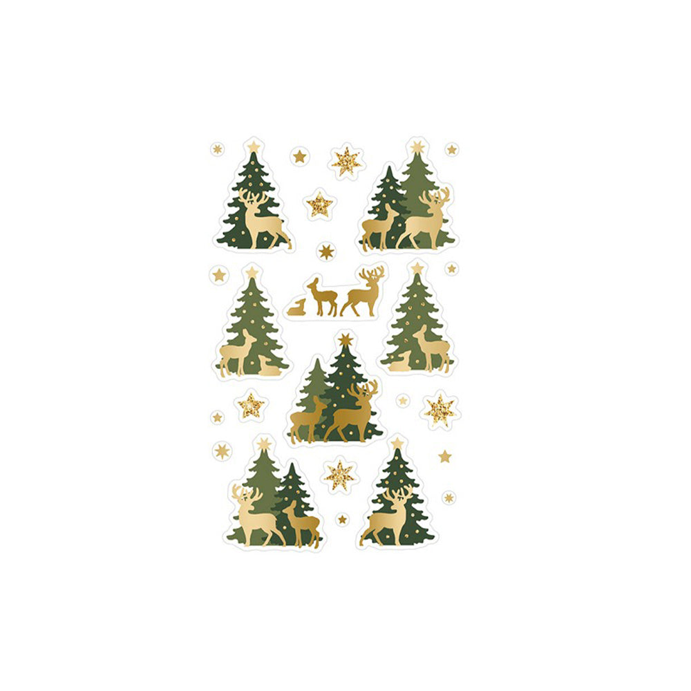 Bsb Χριστουγεννιάτικα Αυτοκόλλητα Magic Christmas – Χριστουγεννιάτικο Δέντρο με Τάρανδους