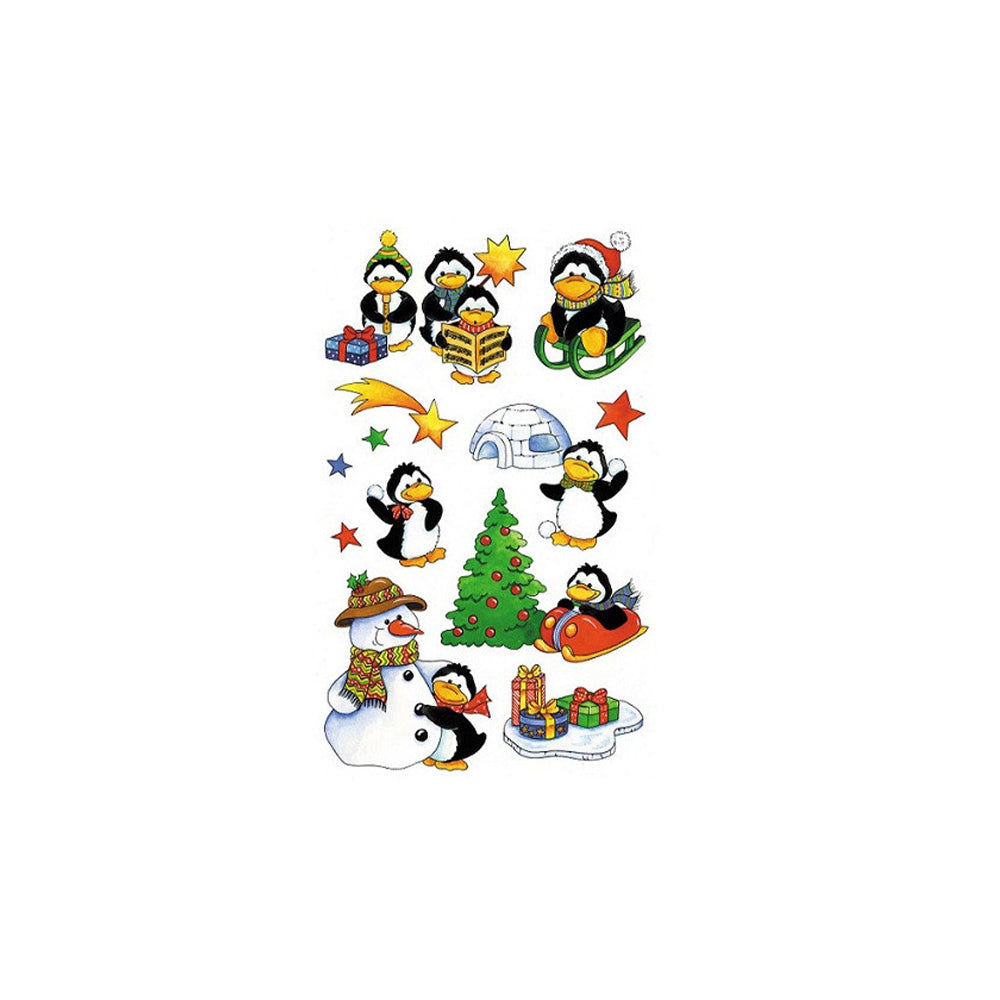 Bsb Χριστουγεννιάτικα Αυτοκόλλητα Magic Christmas –  Χριστουγεννιάτικοι Πιγκουίνοι