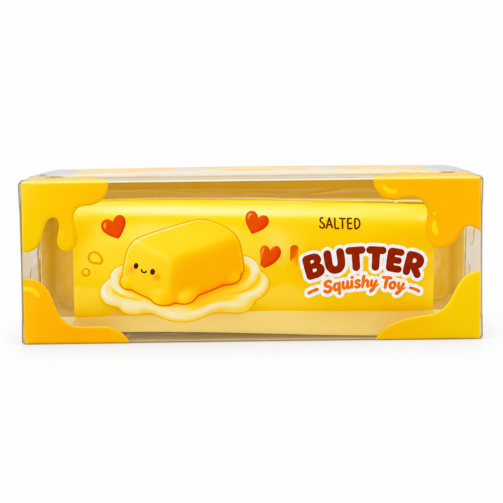 Butter Squishy Toy Βούτυρο σε Συσκευασία - 1 Τμχ