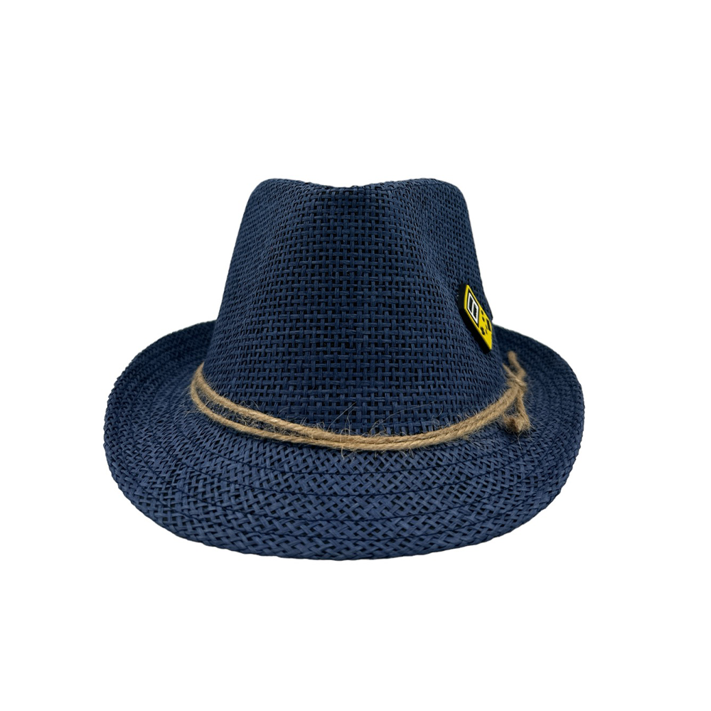 Ψάθινο καπέλο μπλέ "Game"