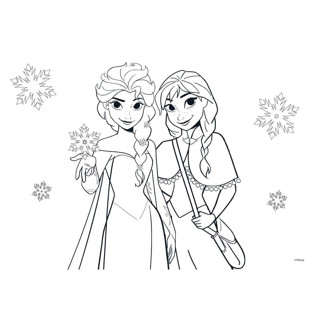 Μπλοκ Ζωγραφικης Frozen 2 23X33 40Φυλλα Αυτοκολλητα-Στενσιλ- 2Σελ Χρ 2Σχ