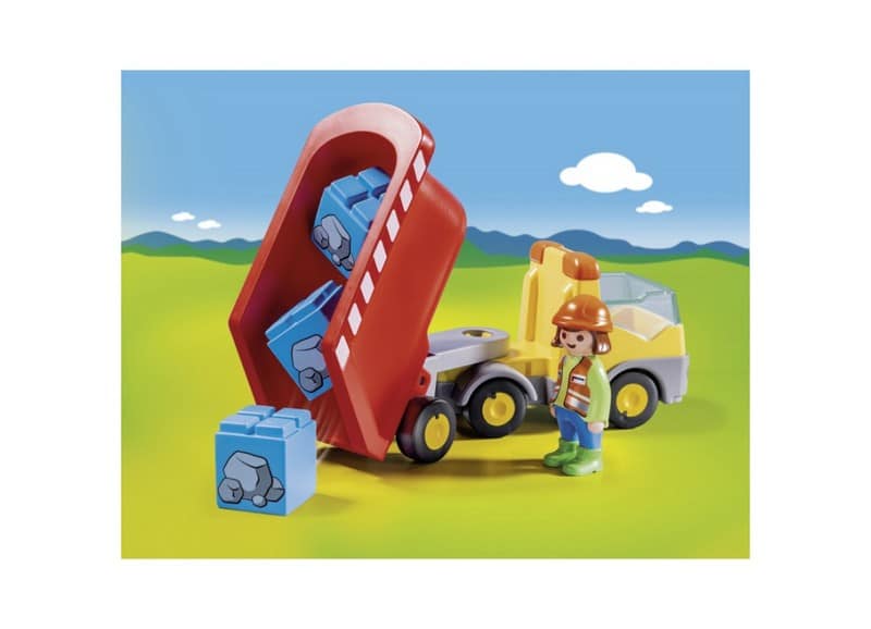 70126 Playmobil Ανατρεπομενο Φορτηγο Με Εργατη