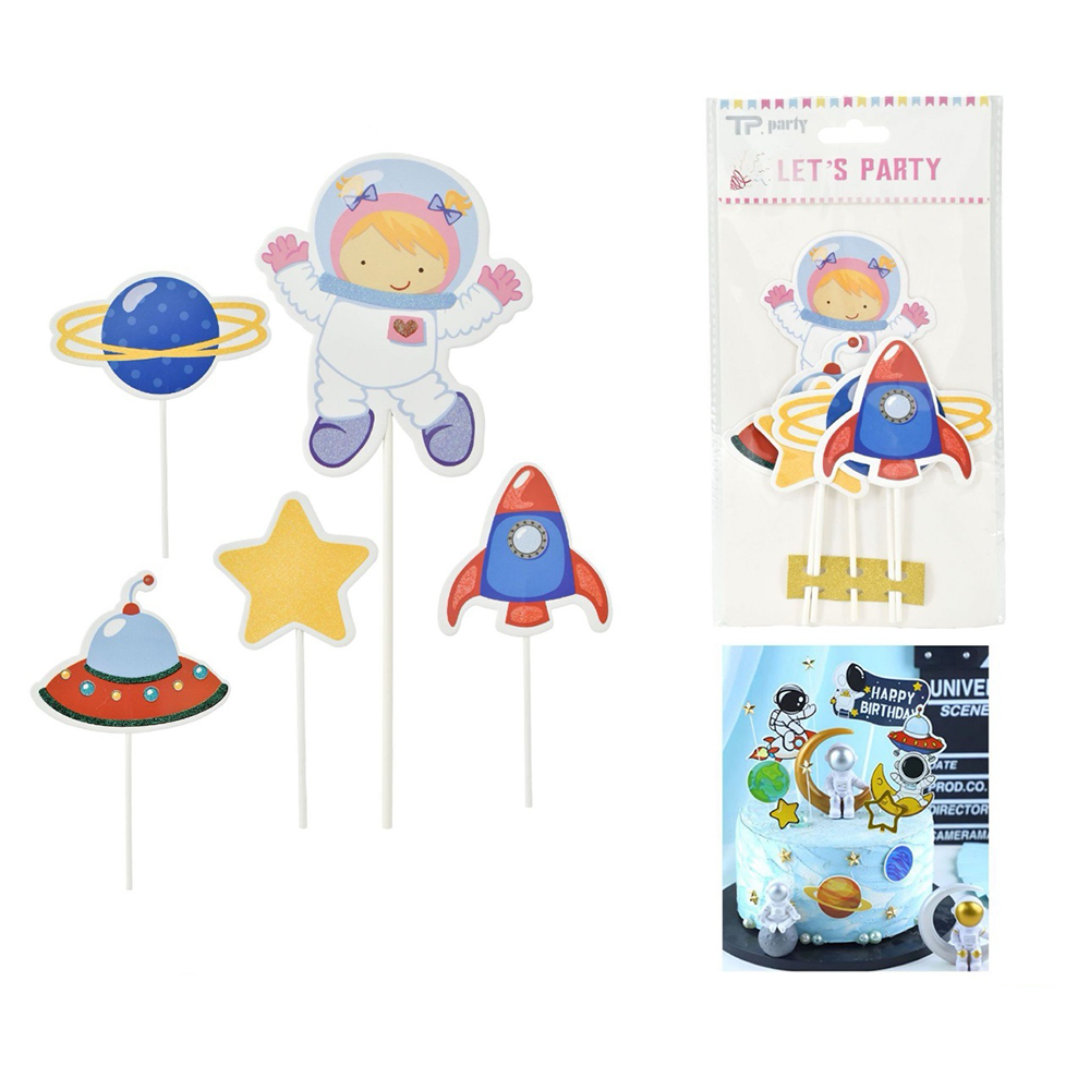 OEMCake Topper Διάστημα 5 Τμχpapell.gr