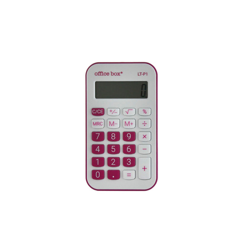 Calculadora Pocket Κομπιουτεράκι 8 Ψηφία Φούξια