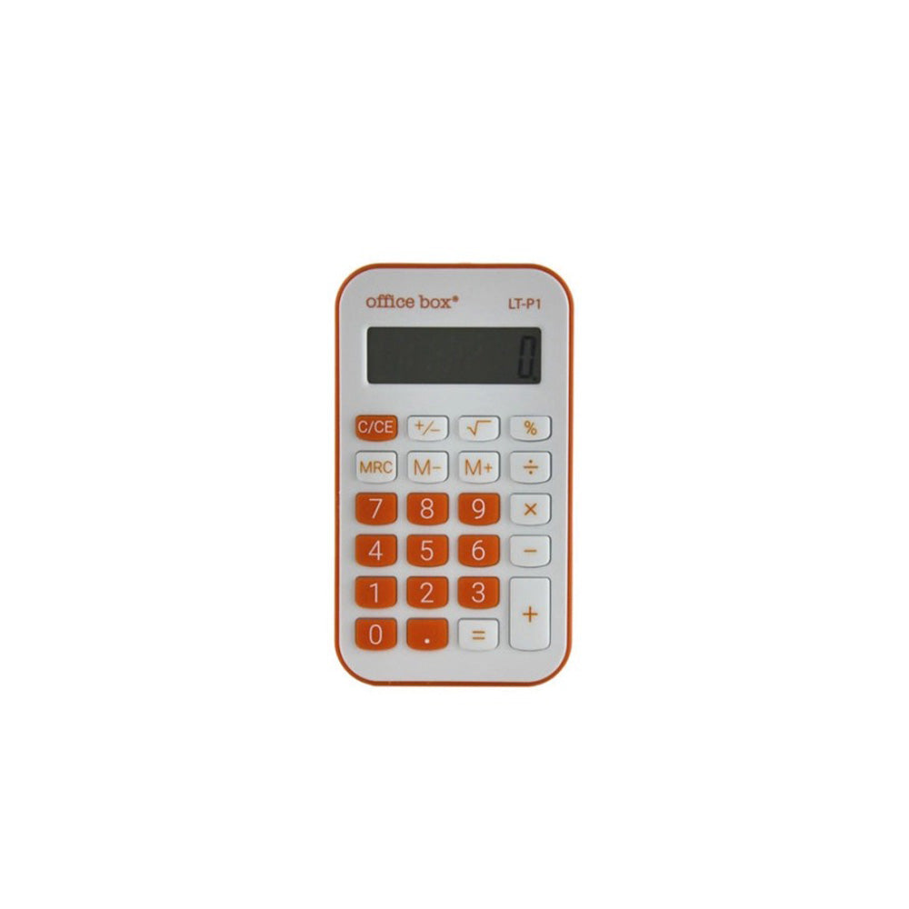 Calculadora Pocket Κομπιουτεράκι 8 Ψηφία Πορτοκαλί
