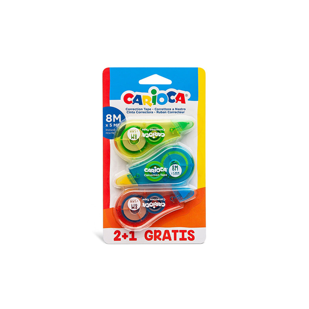 Carioca Διορθωτική Ταινία 8m 2+1 Τμχ