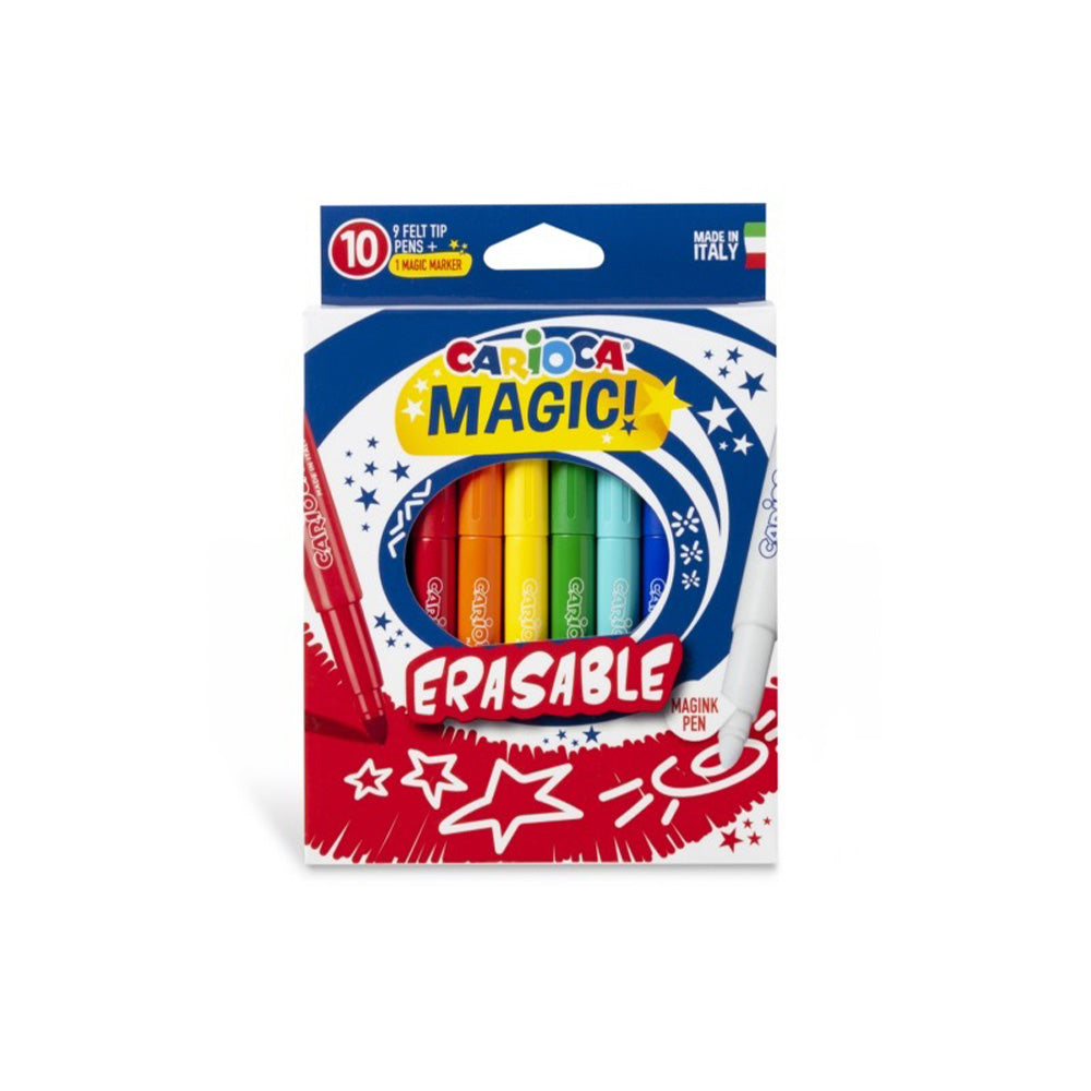 Carioca Μαρκαδόροι Magic Erasable 10 Τμχ