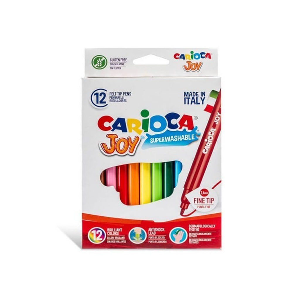 CariocaCarioca Joy Fine Tip Μαρκαδόροι 12 Τεμάχιαpapell.gr