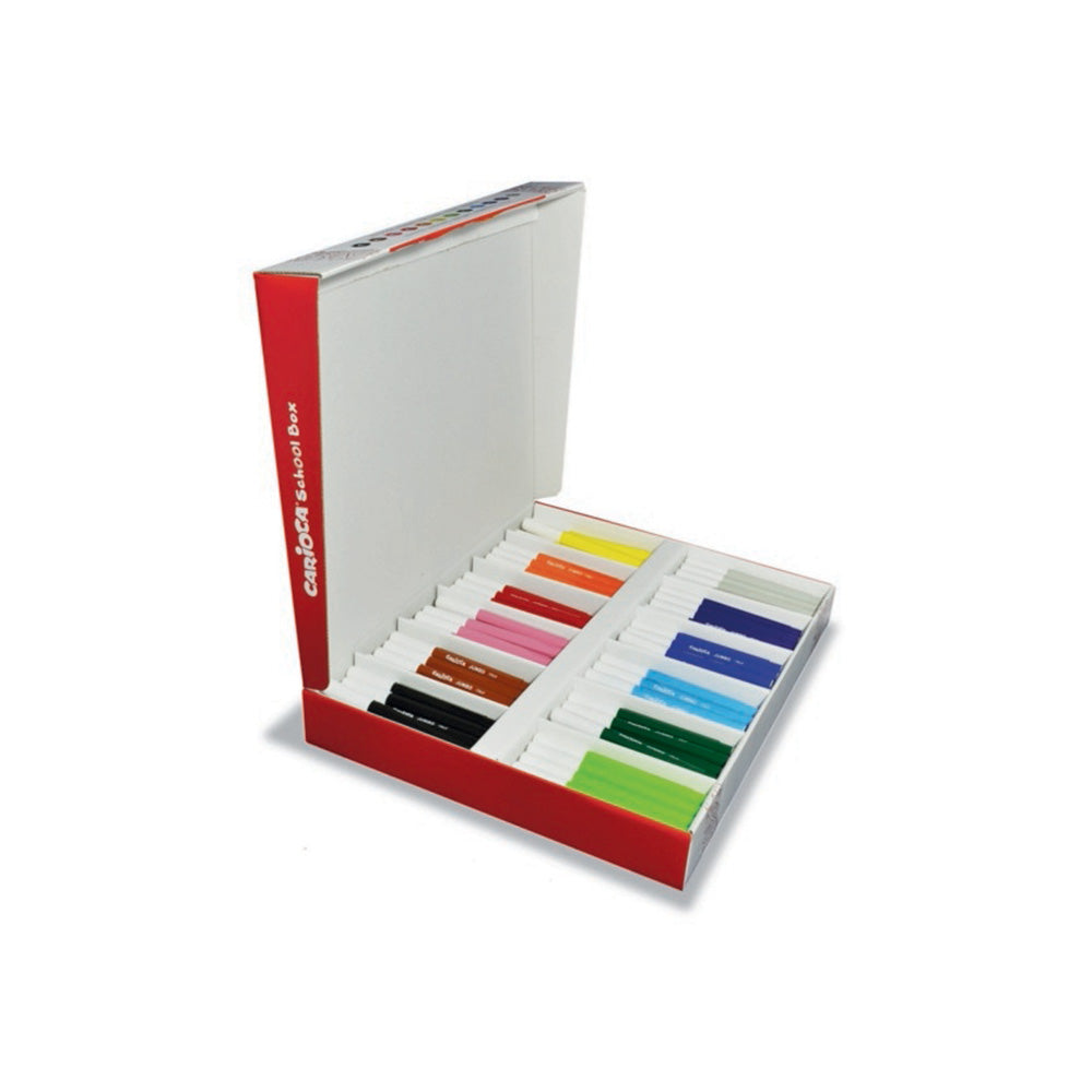 Carioca Μαρκαδόροι Jumbo School Box 144 Τεμάχια - 1 Τμχ