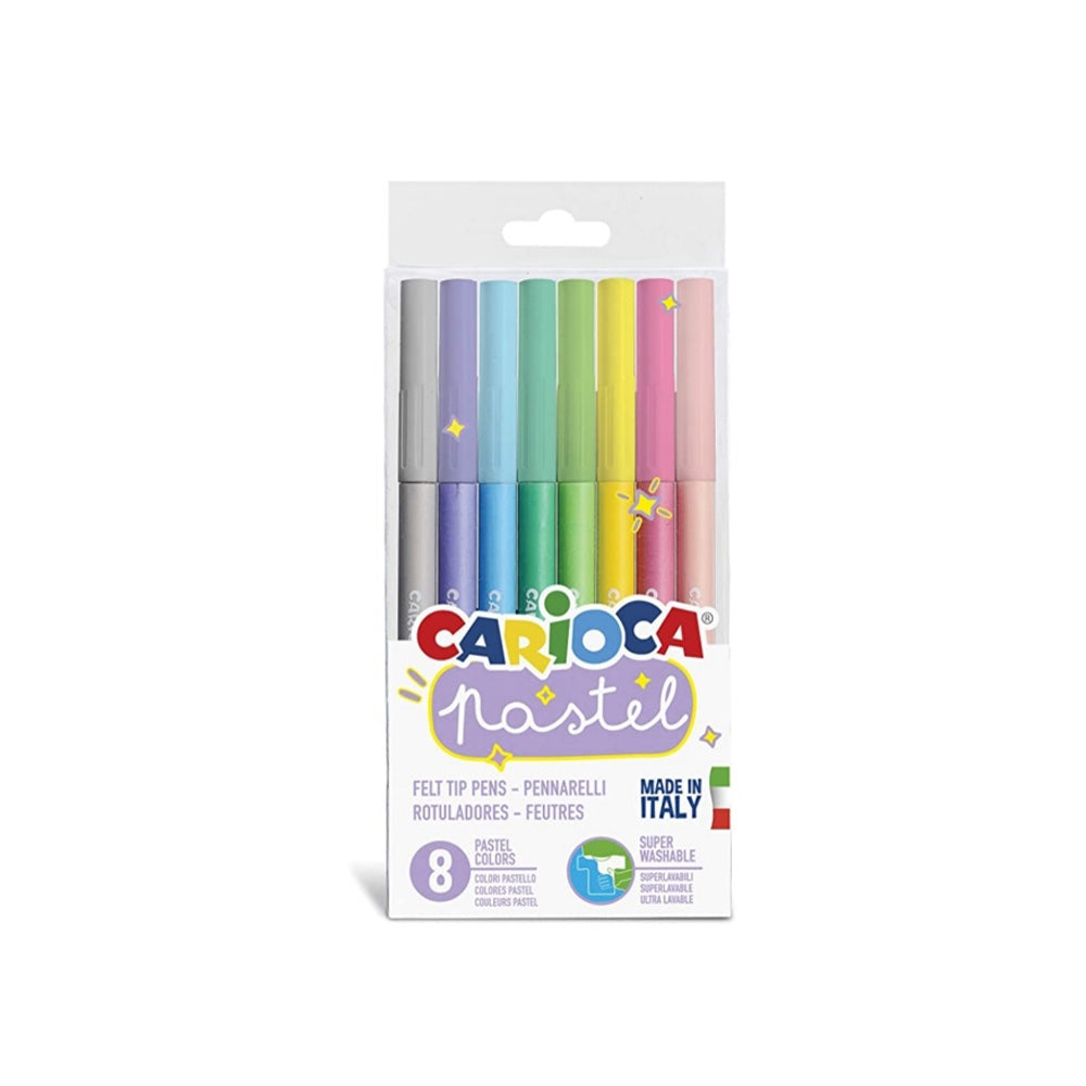 Carioca Μαρκαδόροι Pastel 8 Τεμάχια