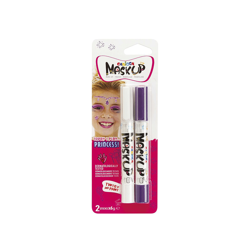 CariocaCarioca Mask Up Βαφές Προσώπου 2Τμχ (Λευκό -Φούξια)papell.gr