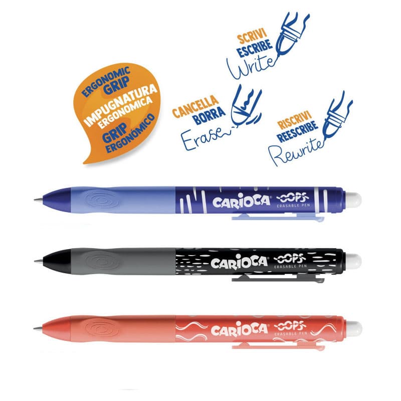 CariocaCarioca Oops Erasable Pen Κόκκινο 0.7 mmpapell.gr
