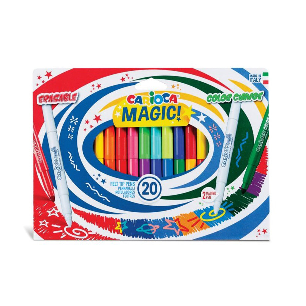 Carioca Μαρκαδόροι Stereo Magic Colors 20 Τμχ