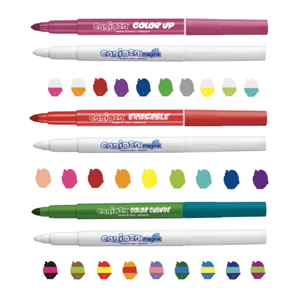 Carioca Μαρκαδόροι Stereo Magic Erasable 30 Τεμάχια