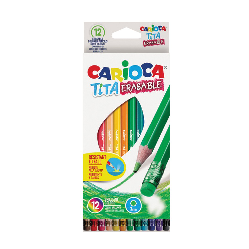CariocaCarioca Tita Erasable Ξυλομπογιές 12Τμχpapell.gr