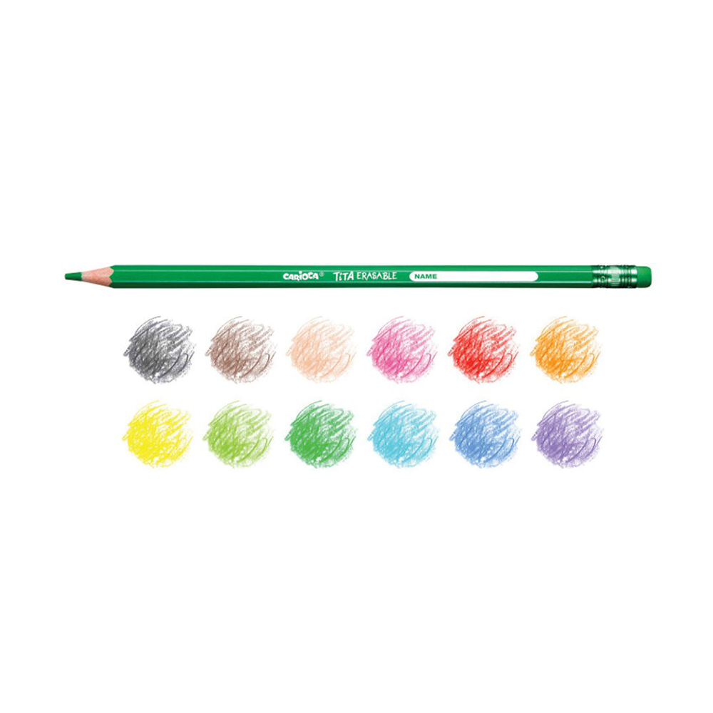 CariocaCarioca Tita Erasable Ξυλομπογιές 12Τμχpapell.gr