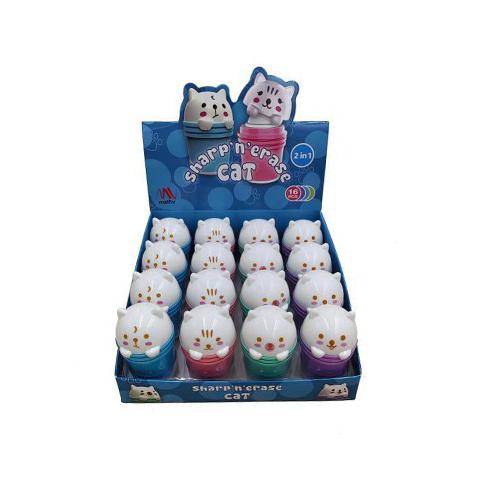 Cat Sharp ’n’ Erase (2 in 1) - 1τμχ