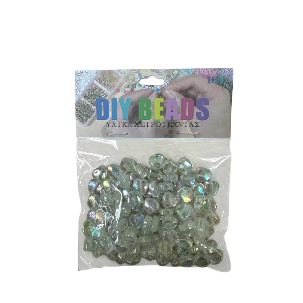 OEMΧάντρες Χειροτεχνίας Καρδούλες Ιριδίζον 0.7mm 50 Τμχpapell.gr