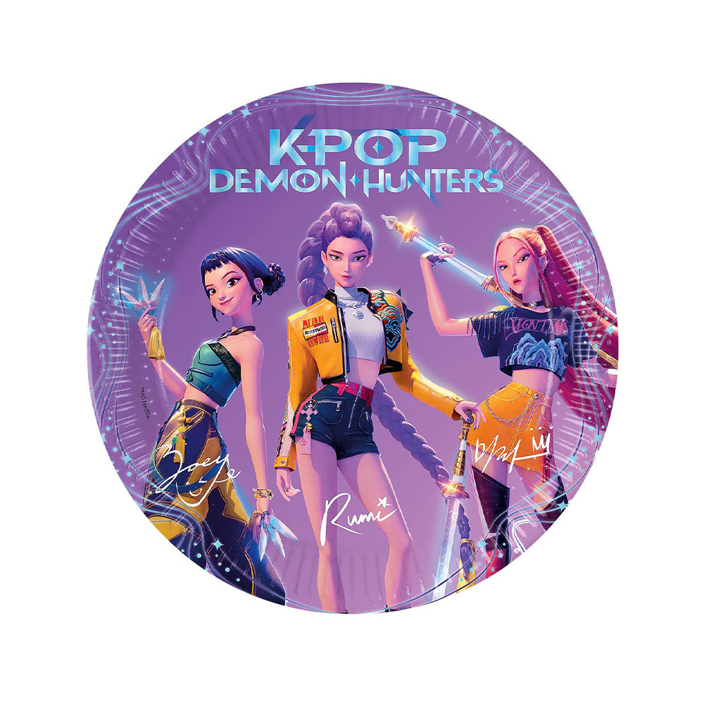 Χάρτινα Πιάτα Πάρτι K-POP ø23 - 8 Τμχ