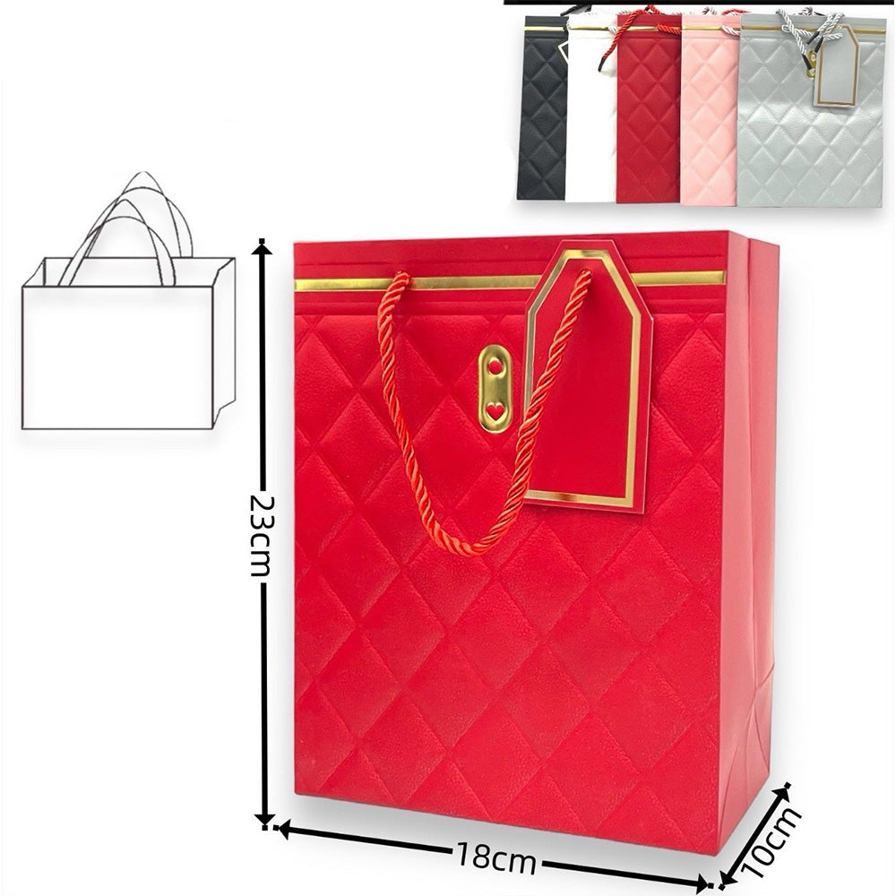 OEMΧάρτινη Σακούλα Δώρου 23χ18χ10 εκ 5 Χρώματα - 1 Τμχpapell.gr