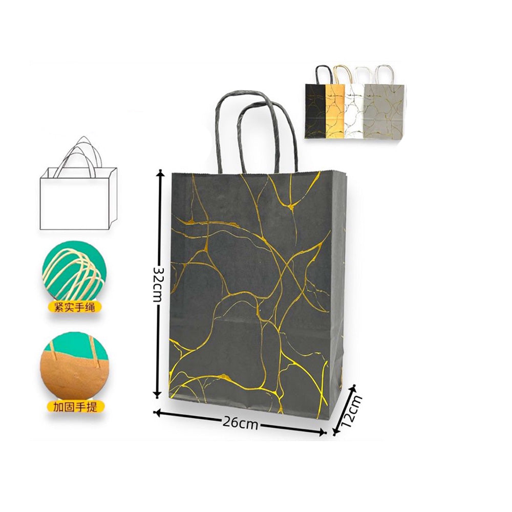 OEMΧάρτινη Σακούλα Δώρου Με Σχέδιο Μάρμαρο 32Χ26Χ12 εκ 4 Χρώματα - 1 Τμχpapell.gr