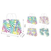 OEMΧάρτινη Σακούλα Δώρου Flowers Glitter 21χ17,5χ13,8 εκ 4 Σχέδια - 1 Τμχpapell.gr