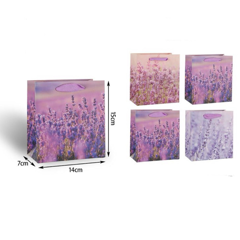 OEMΧάρτινη Σακούλα Δώρου Levander 15χ14χ7 εκ 4 Σχέδια - 1 Τμχpapell.gr