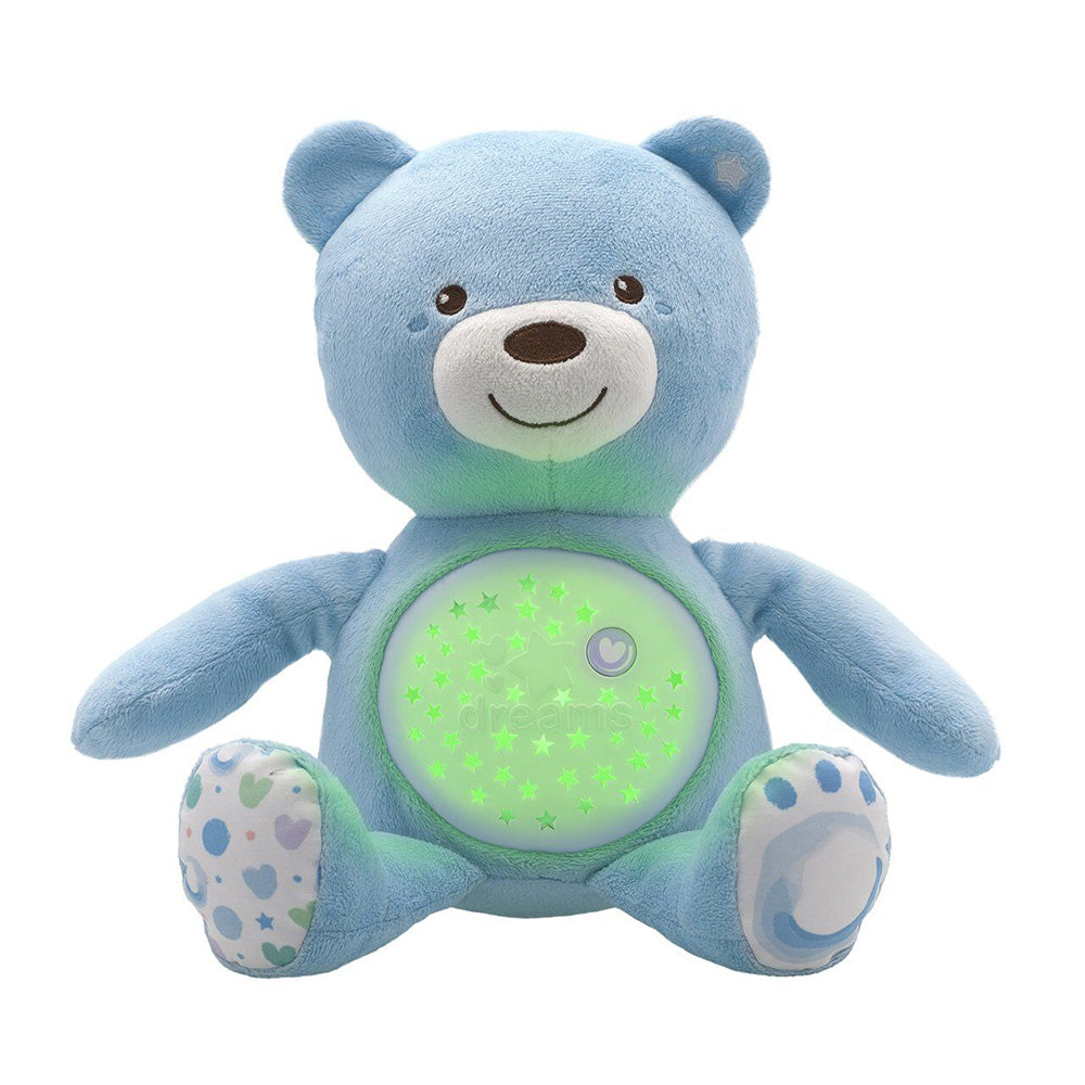Chicco Βρεφικό Αρκουδάκι με Προβολέα Baby Bear Σιέλ Για 0+