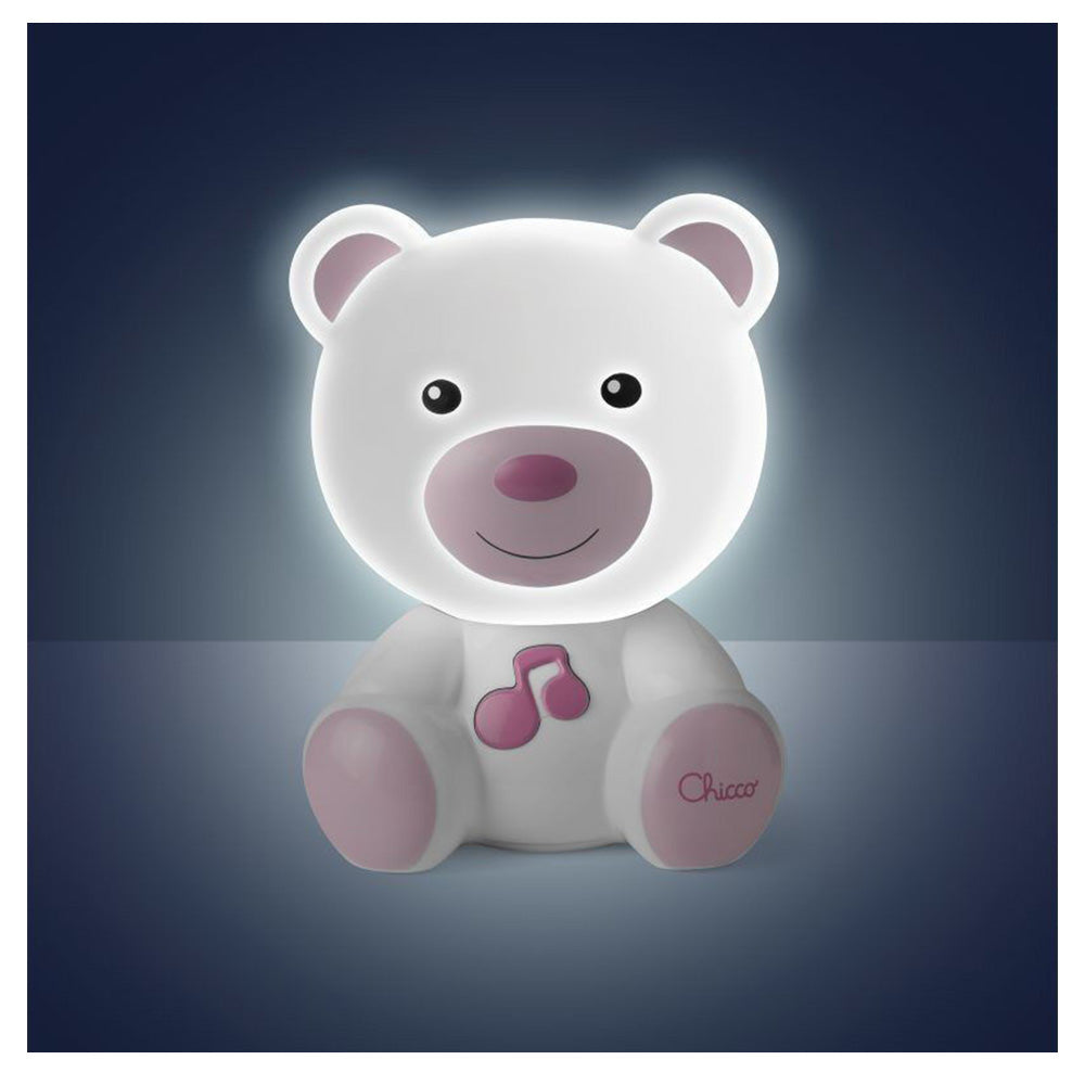 Chicco Βρεφικό Φωτάκι Νυκτός Αρκουδάκι Dreamlight Ροζ Για 0+