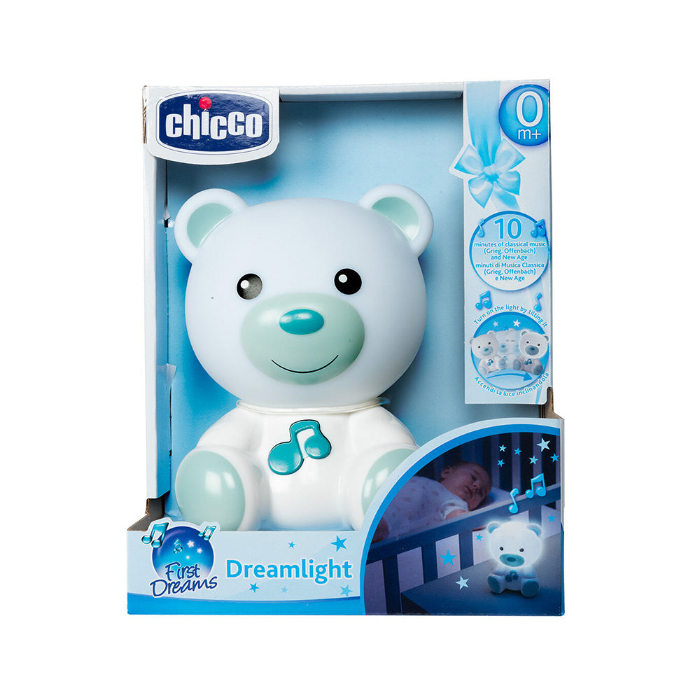 Chicco Βρεφικό Φωτάκι Νυκτός Αρκουδάκι Dreamlight Σιέλ Για 0+