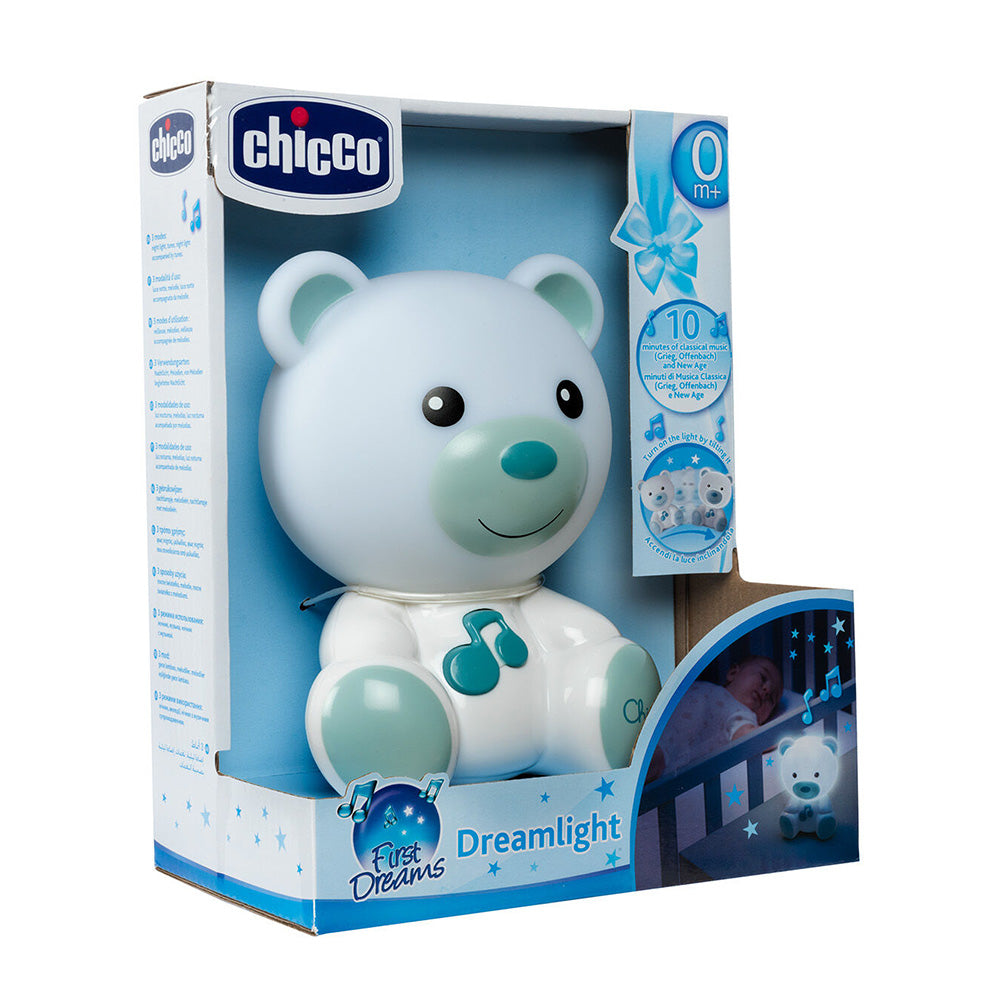 Chicco Βρεφικό Φωτάκι Νυκτός Αρκουδάκι Dreamlight Σιέλ Για 0+
