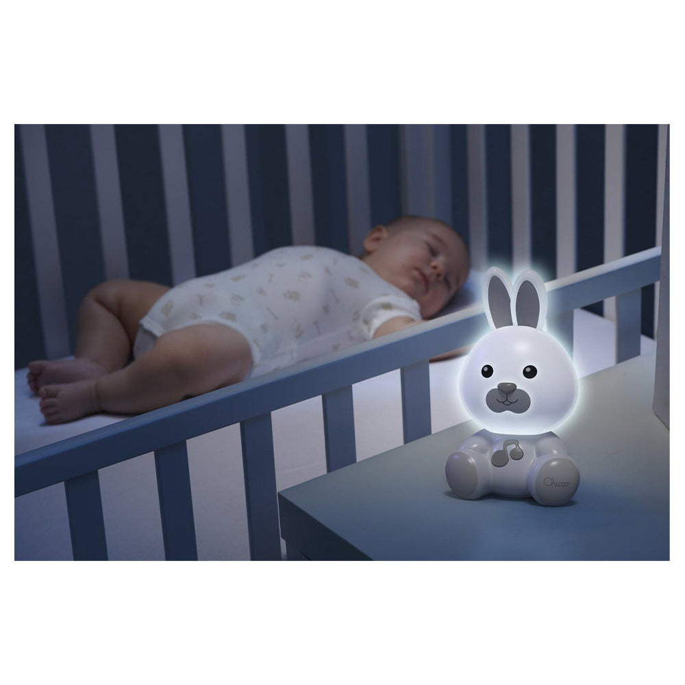 Chicco Βρεφικό Φωτάκι Νυκτός Λαγουδάκι με Μελωδία Για 0+ Ετών