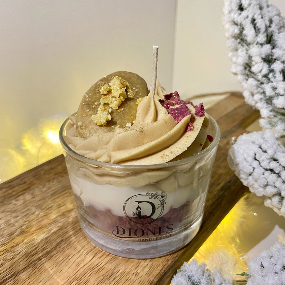 Χριστουγεννιάτικο Αρωματικό Κερί - Μελομακάρονο 200gr