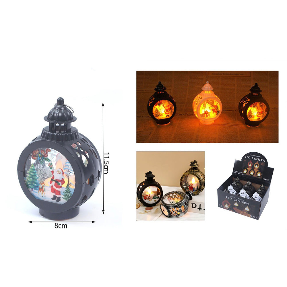 Χριστουγεννιάτικο Διακοσμητικό με Φως 11,5×8 εκ – 3 Χρώματα (1 Τμχ)