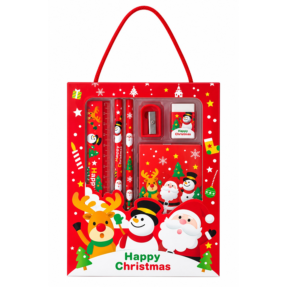 Χριστουγεννιάτικο Σετ Γραφικής Ύλης Happy Christmas – Σετ Δώρου
