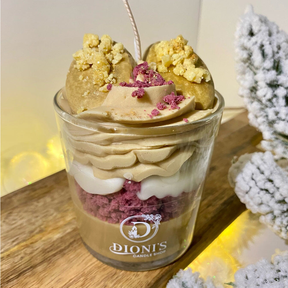 Χριστουγεννιάτικο Αρωματικό Κερί - Μελομακάρονο 400gr