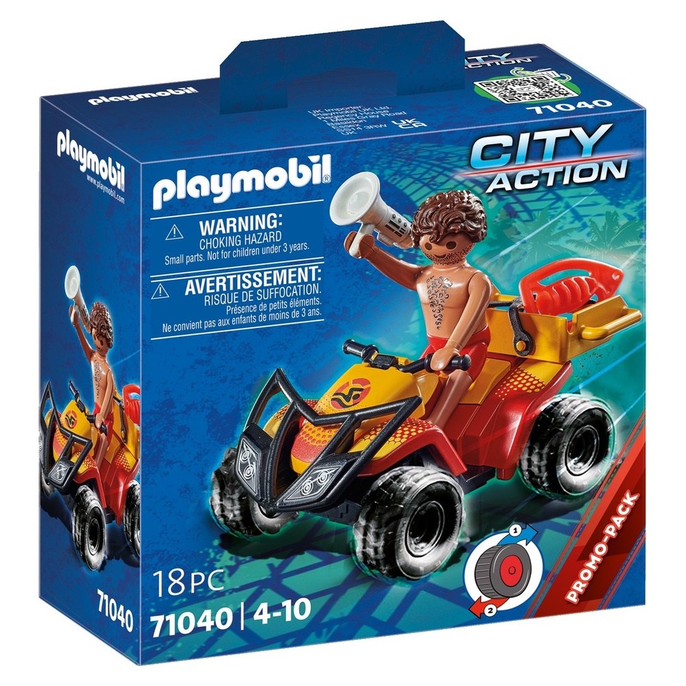 71040 Playmobil City Action Ναυαγοσωστης Με Γουρουνα 4Χ4