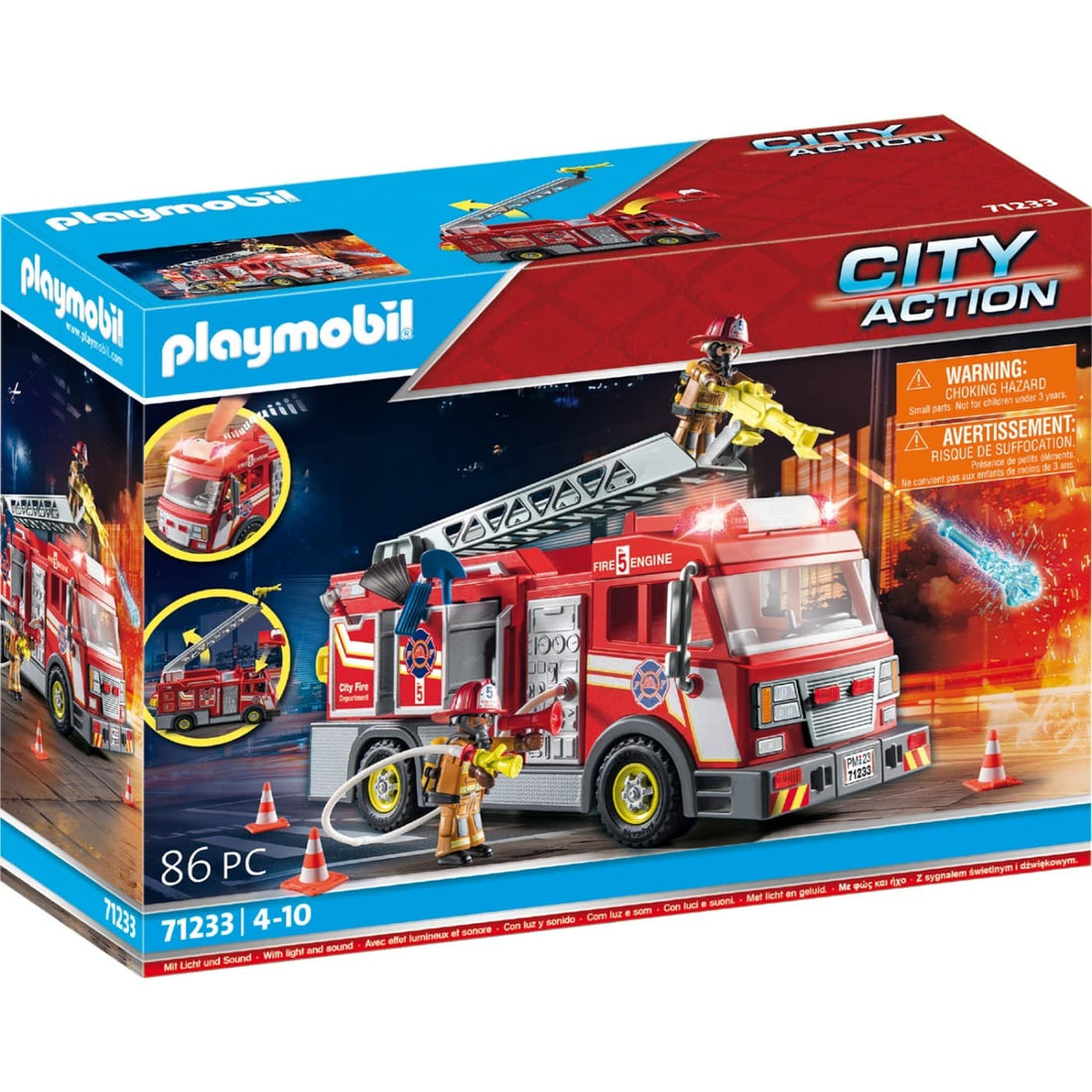 71233 Playmobil City Action Oχημα Πυροσβεστικhς