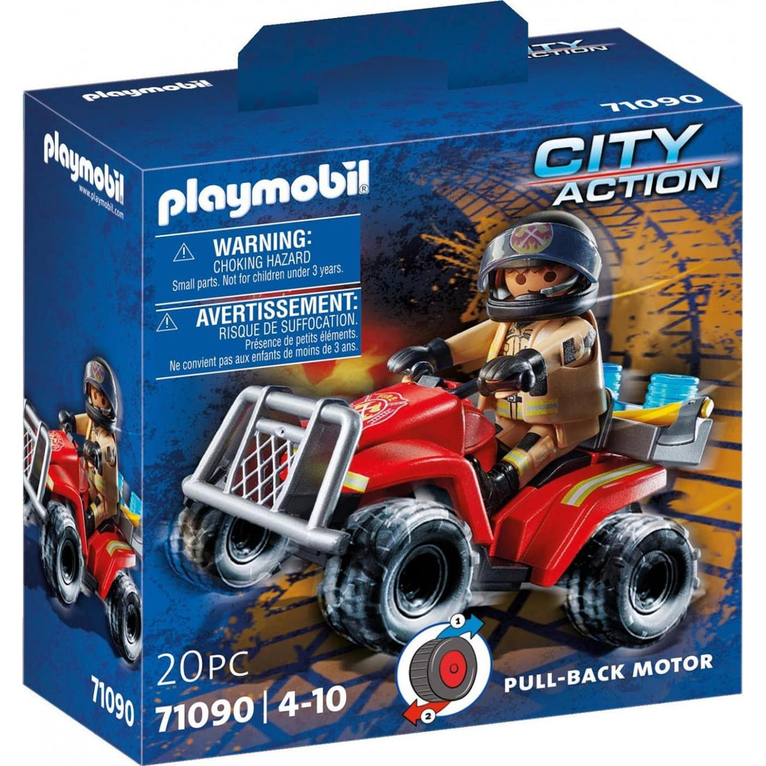71090 Playmobil City Action Πυροσβεστης Με Γουρουνα 4Χ4