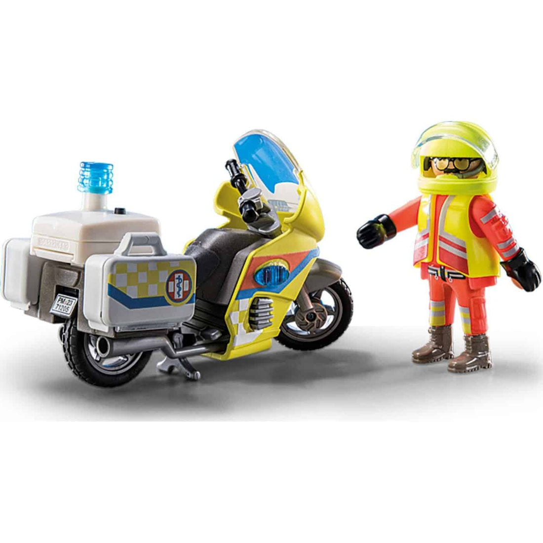 71205 Playmobil City Life Διασωστης Με Μοτοσικλετα