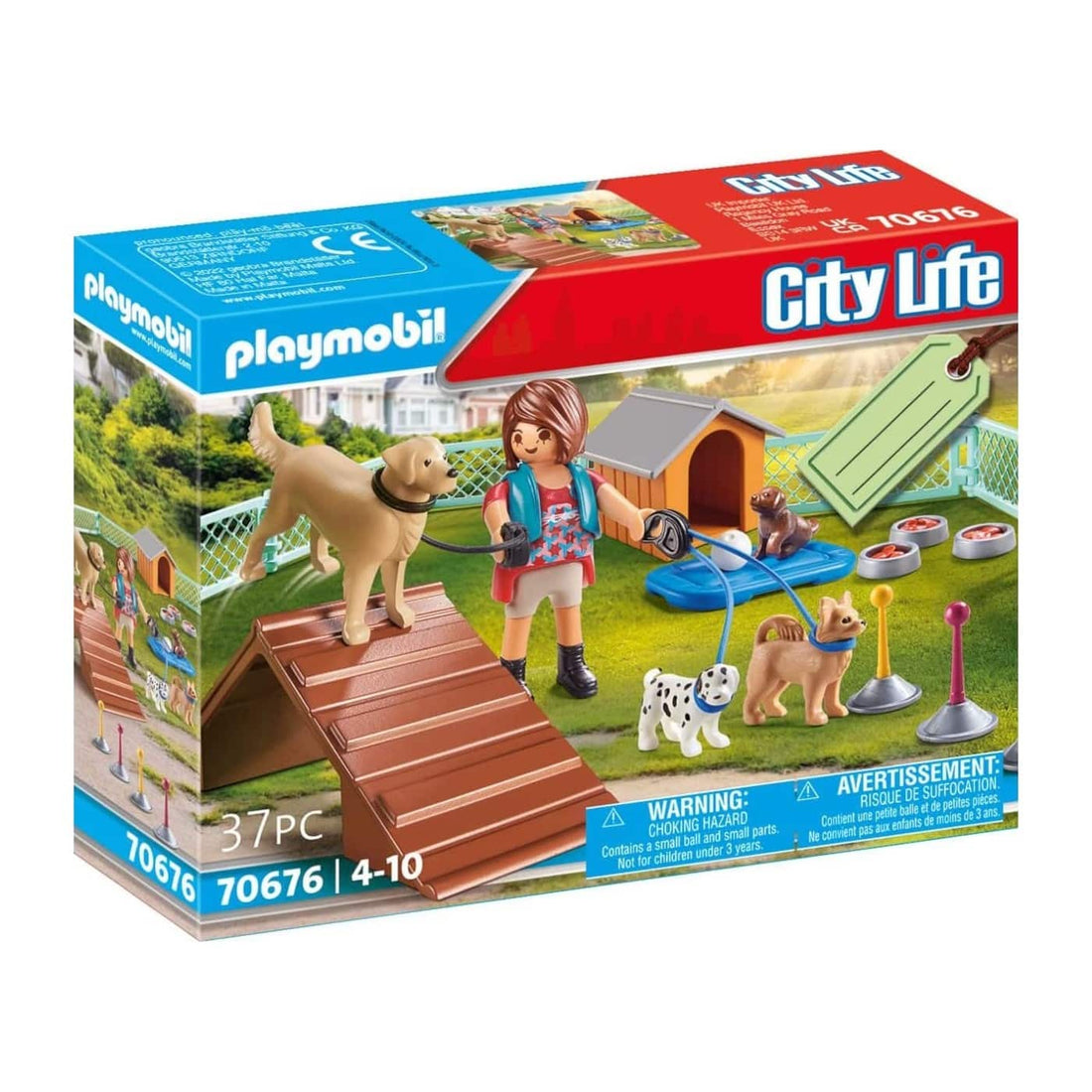 70676 Playmobil City Life Gift Set Εκπαιδευτρια Σκυλων