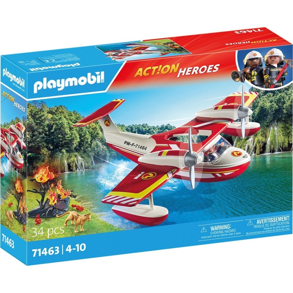 71463 Playmobil Action Heroes Πυροσβεστικο Υδροπλανο