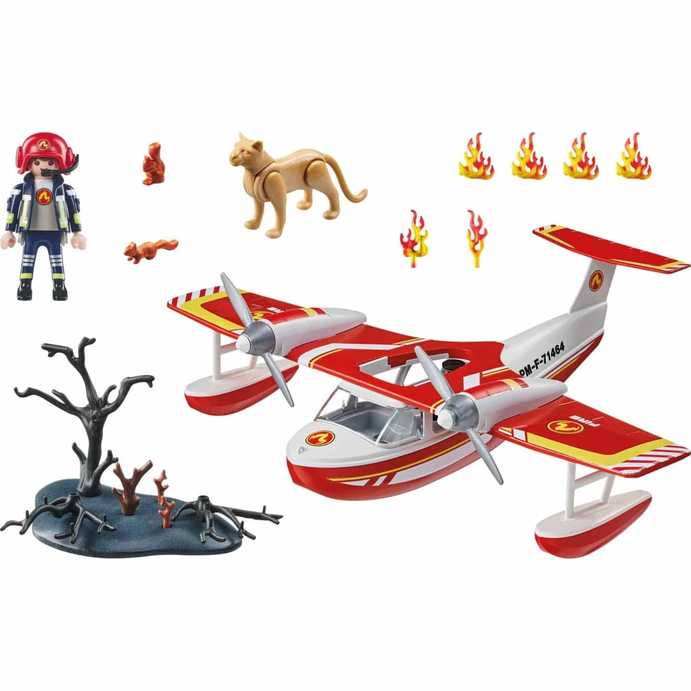 71463 Playmobil Action Heroes Πυροσβεστικο Υδροπλανο