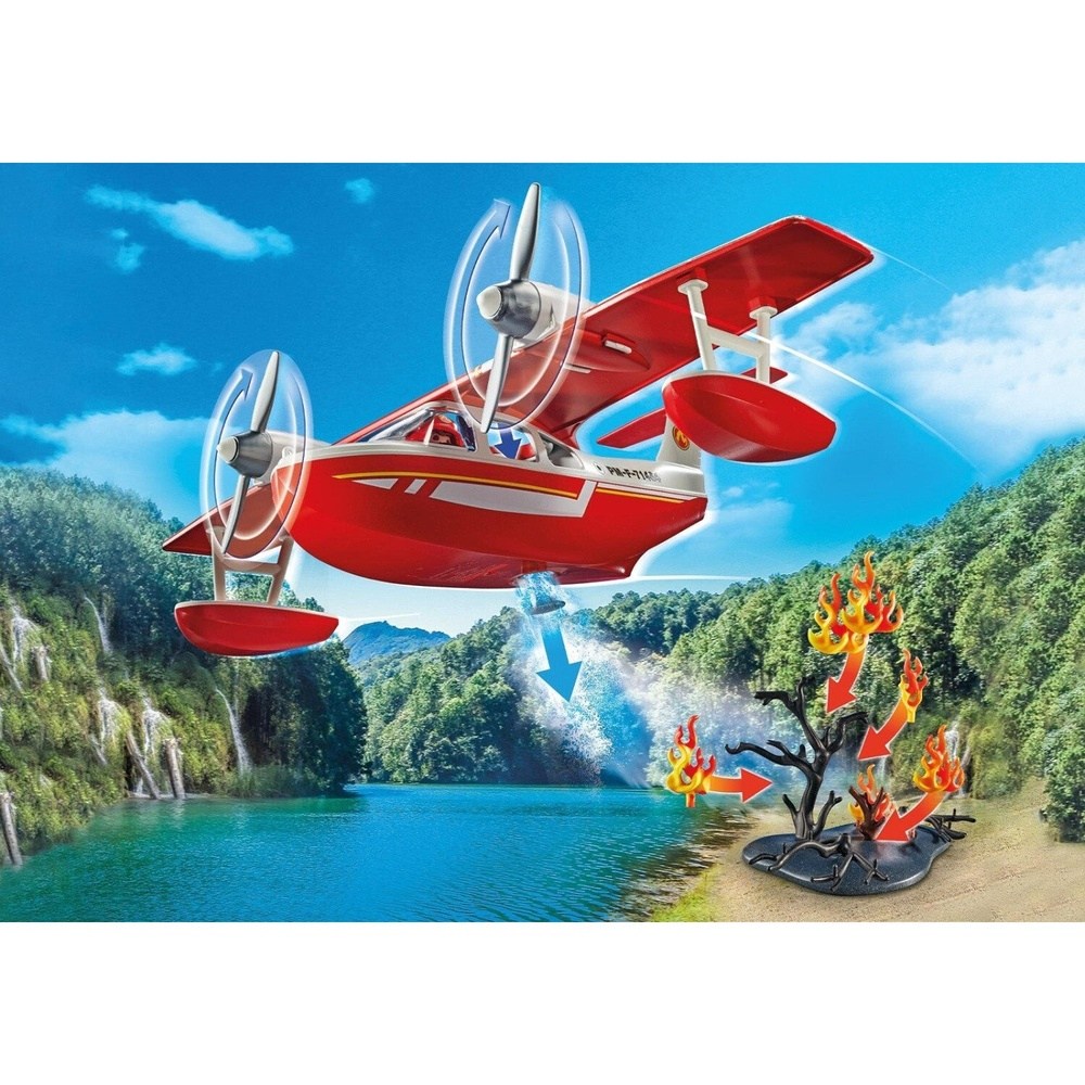 71463 Playmobil Action Heroes Πυροσβεστικο Υδροπλανο