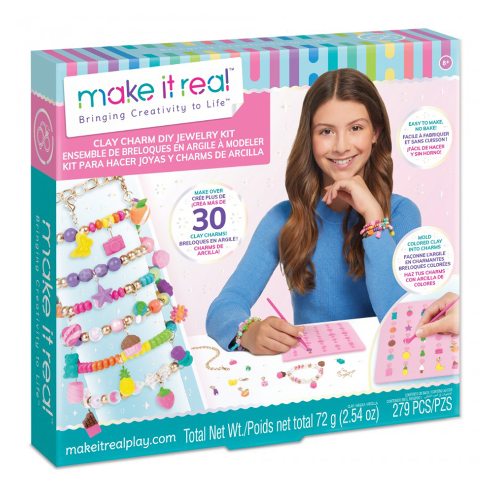 MAKE IT REALMake it Real  Jewerly Clay Charm DIY Jewelry Kitpapell.gr