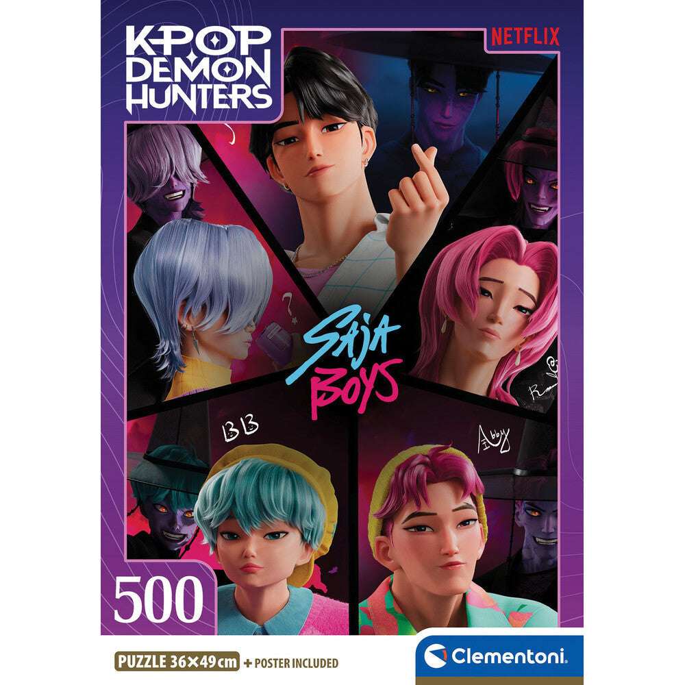 Clementoni Παιδικό Παζλ High Quality K-Pop Demon Hunters Compact Box 500 τμχ