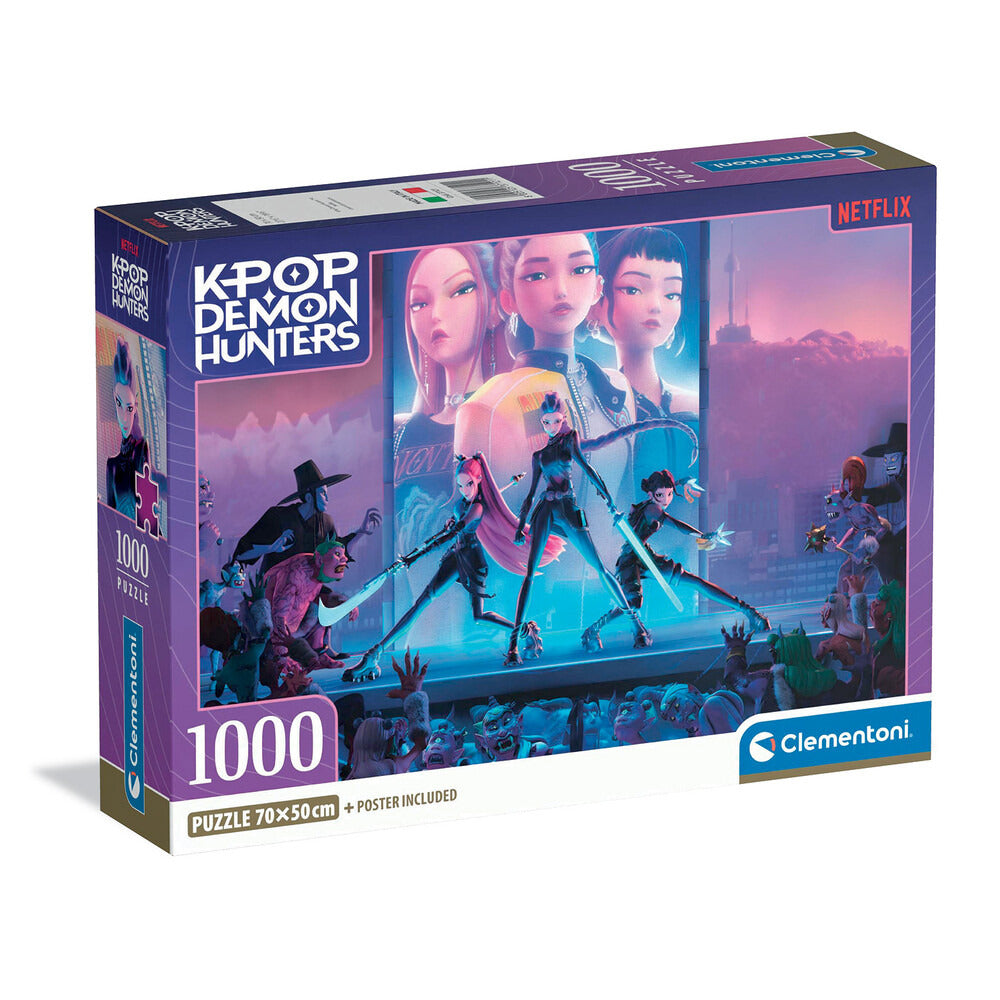 Clementoni Παιδικό Puzzle High Quality K-Pop Demon Hunters Compact Box 1000 Τμχ – εικόνα προϊόντος 9