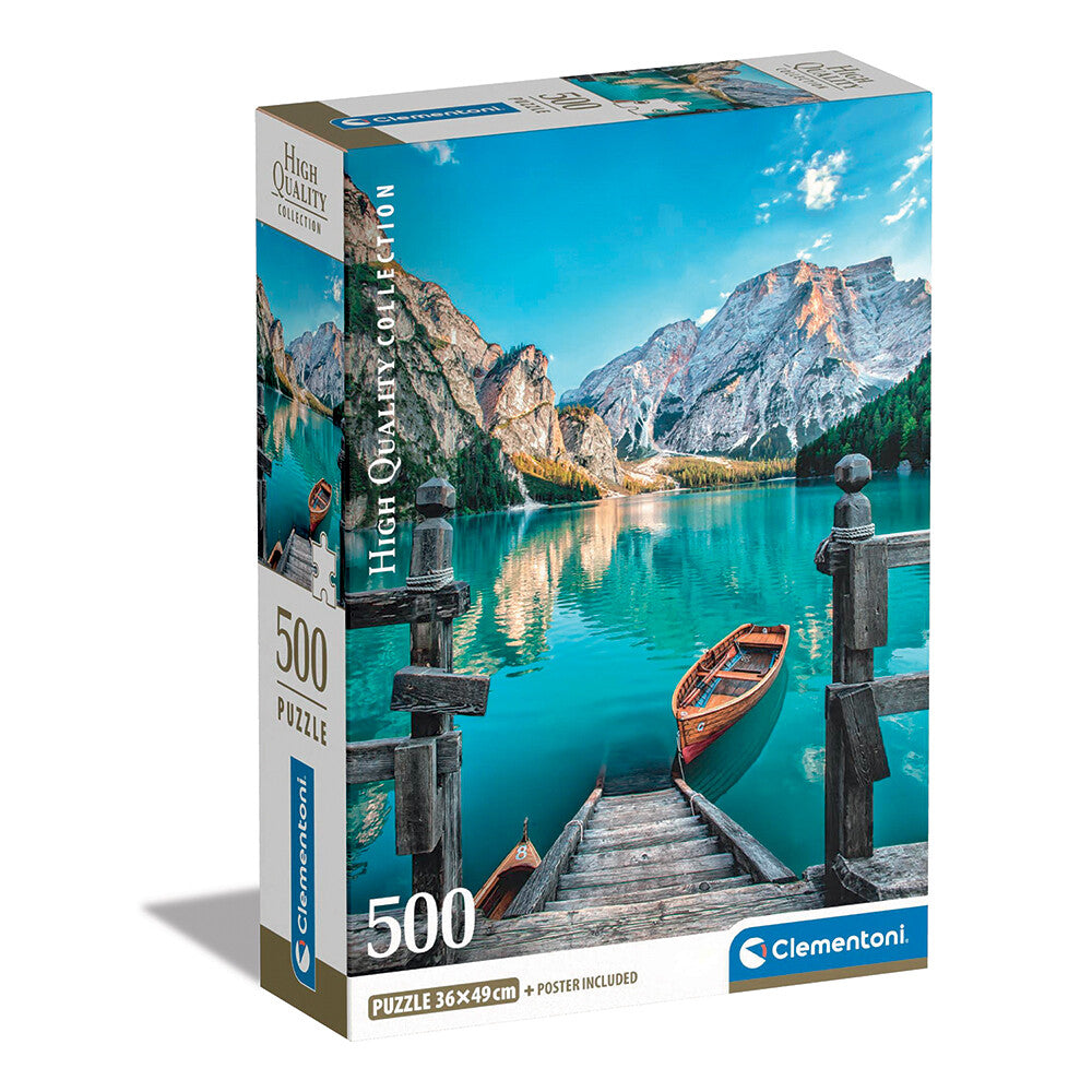 Clementoni Puzzle High Quality Collection Λίμνη Braies 500 Τμχ